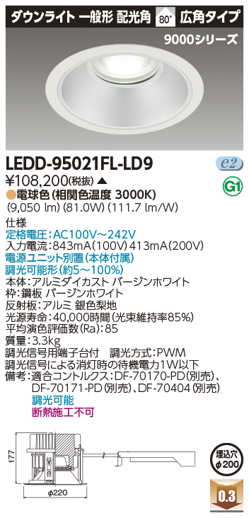 LEDD-95021FL-LD9の画像