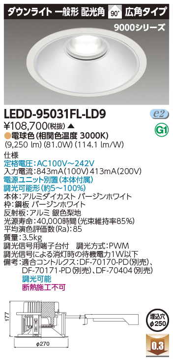 LEDD-95031FL-LD9の画像