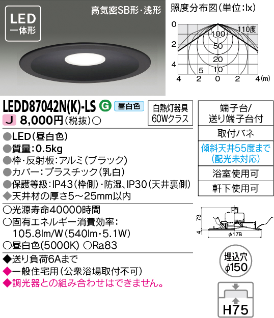 LEDD87042N(K)-LSの画像