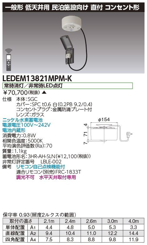 LEDEM13821MPM-Kの画像