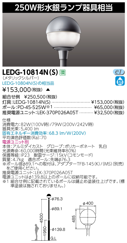 LEDG-10814N(S)の画像