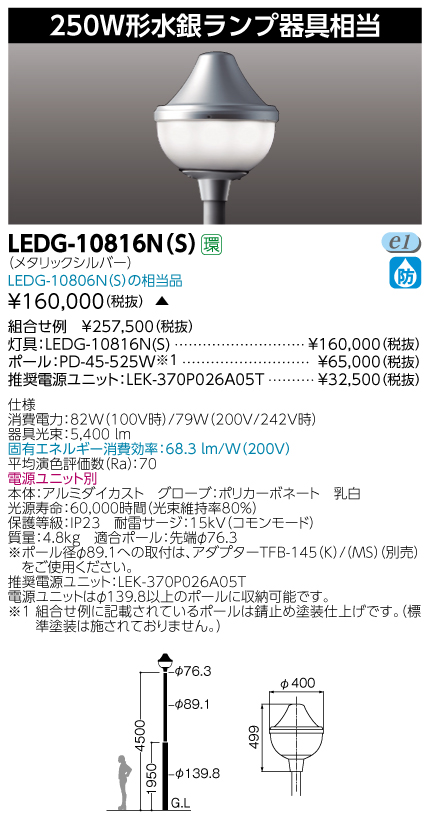 LEDG-10816N(S)の画像