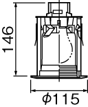LEDC-23001B(K)の画像