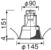 LEDC-24002B(W)の画像