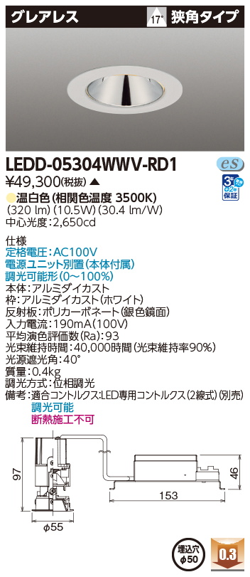 LEDD-05304WWV-RD1の画像