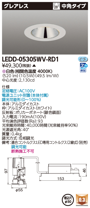 LEDD-05305WV-RD1の画像