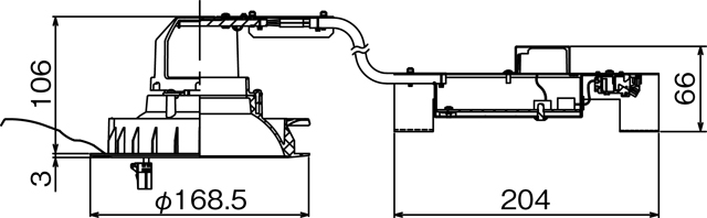 LEDD-18005M-BD9 + LEEU-1006L2-03の画像