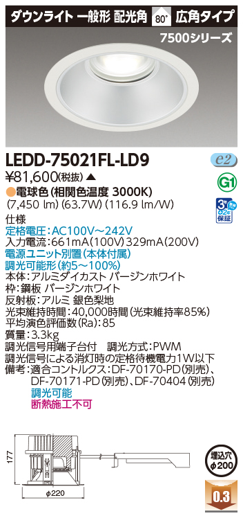 LEDD-75021FL-LD9の画像