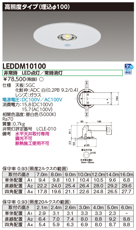 LEDDM10100の画像