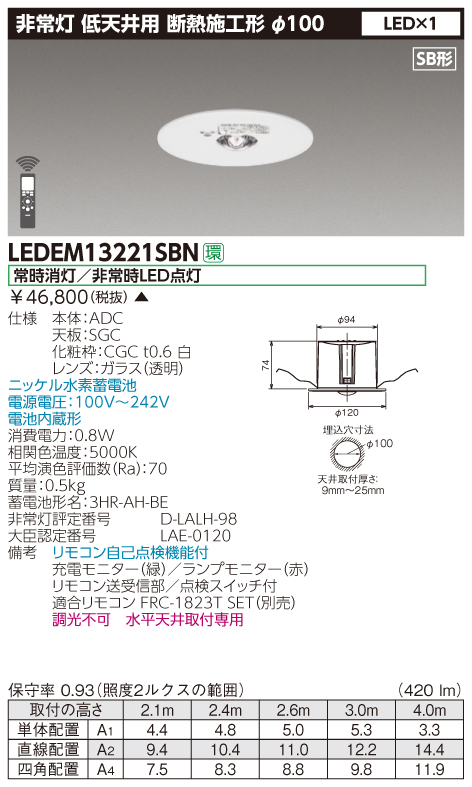 LEDEM13221SBNの画像