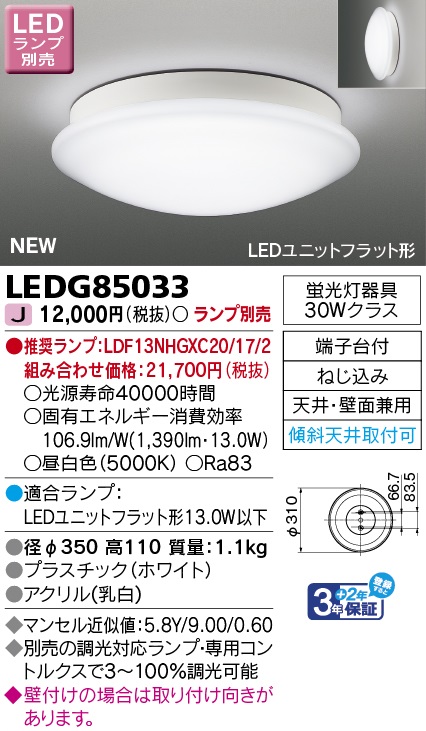 LEDG85033の画像