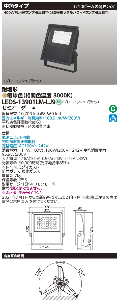 商品詳細：LEDS-13901LM-LJ9 | 商品情報検索（商品データベース 