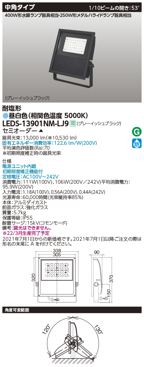 商品詳細：LEDS-13901NM-LJ9 | 商品情報検索（商品データベース  