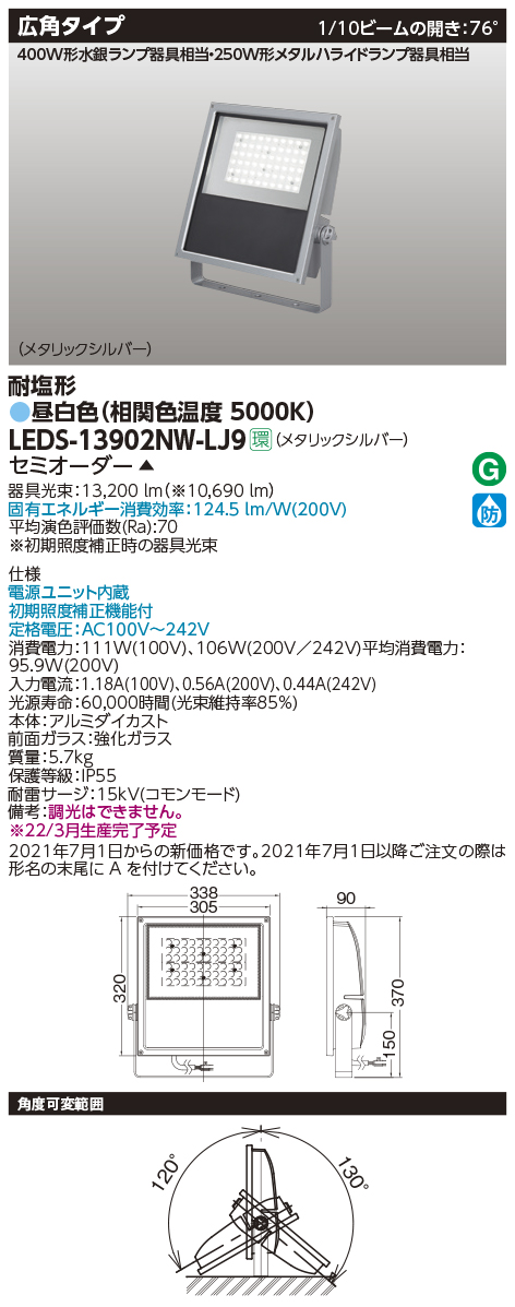 商品詳細：LEDS-13902NW-LJ9 | 商品情報検索（商品データベース 