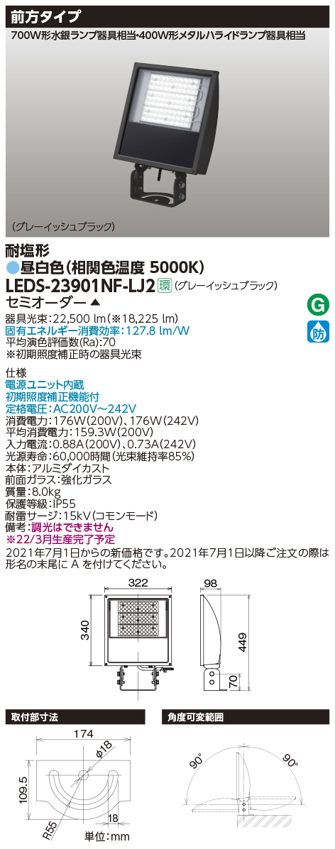 商品詳細：LEDS-23901NF-LJ2 | 商品情報検索（商品データベース 