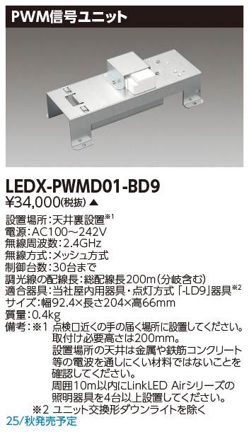 LEDX-PWMD01-BD9の画像